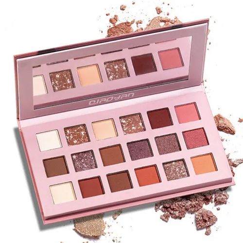 18 colors empty eyeshadow palette Custom Magnetic makeup container blush palette Cosmetics box custom logo