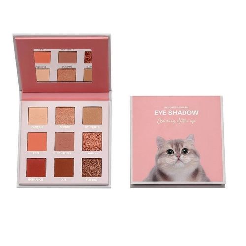 Customized 16 colors eyeshadow palette blush palette Magnetic closure cosmetic box