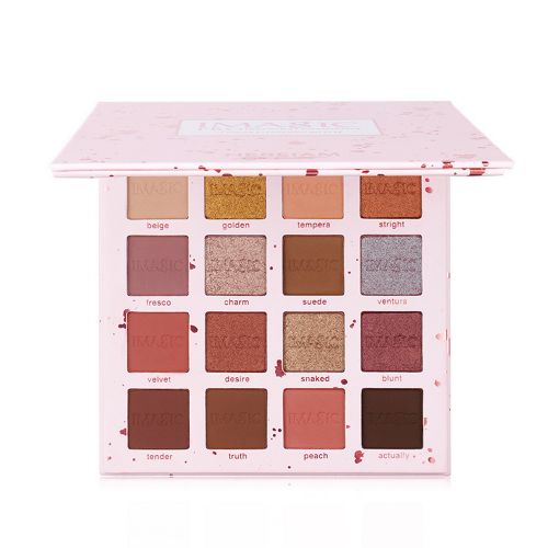 Customized 16 colors eyeshadow palette blush palette Magnetic closure cosmetic box