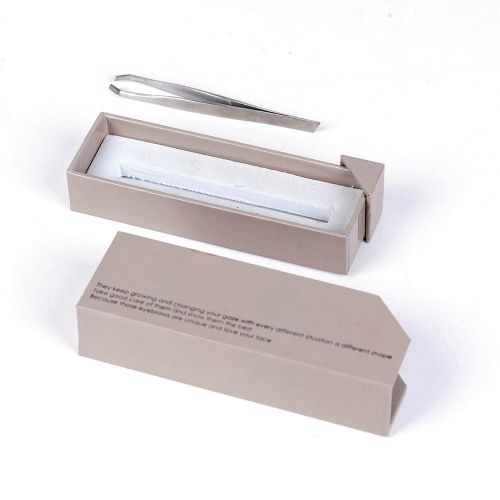 Eyebrow Makeup Packaging Lipstick Box Magnetic flip carton EVA inner tray Exclusive logo custom drawer box packaging