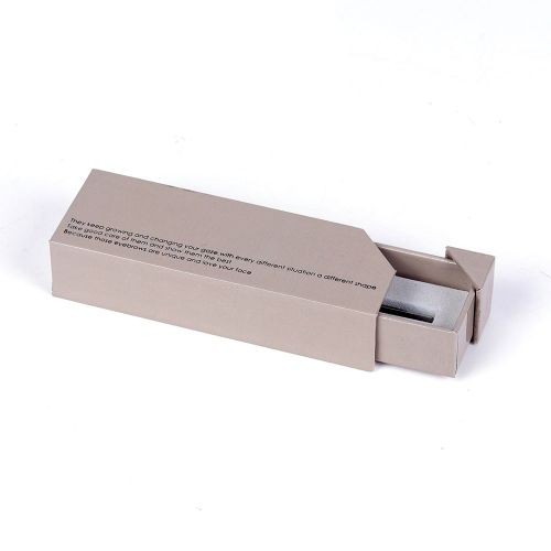 Eyebrow Makeup Packaging Lipstick Box Magnetic flip carton EVA inner tray Exclusive logo custom drawer box packaging