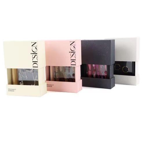 Custom Logo rigid Nail paper Nail Packaging Box Set Empty Nail Display Box Drawer Boxes