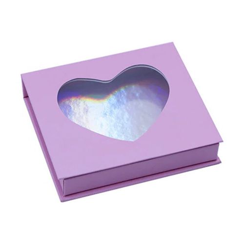 False Eyelash packing box rigid paper box custom printing PVC window cosmetic packaging FSC certificate finger nail Cardboard Packing Boxes