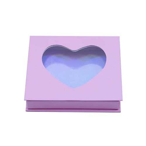 False Eyelash packing box rigid paper box custom printing PVC window cosmetic packaging FSC certificate finger nail Cardboard Packing Boxes