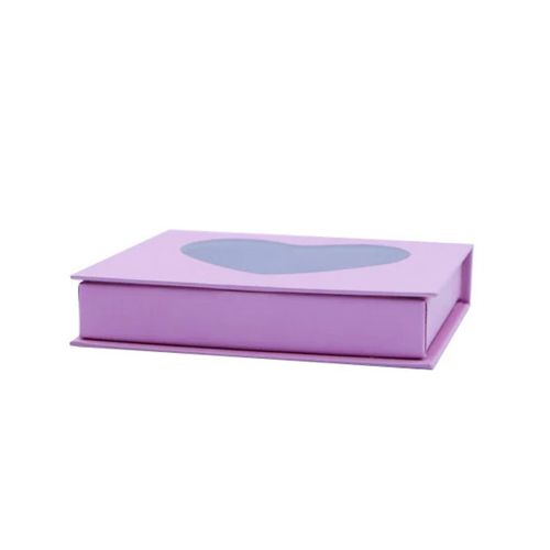 False Eyelash packing box rigid paper box custom printing PVC window cosmetic packaging FSC certificate finger nail Cardboard Packing Boxes