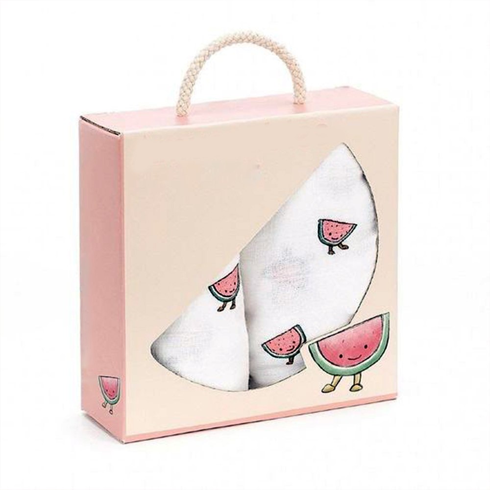 Customized Logo Eco- friendly Towels Set Packaging Gift Box
