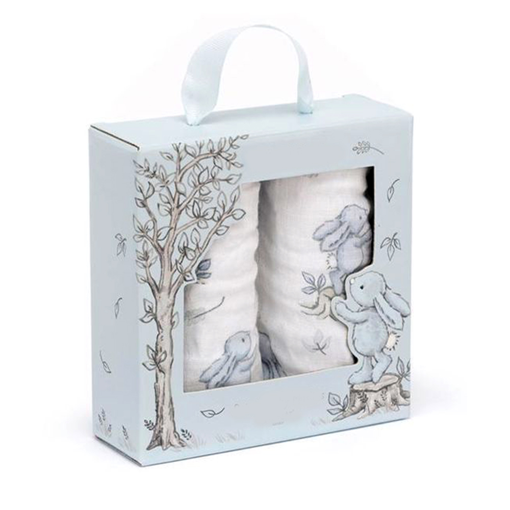 Customized Logo Eco- friendly Towels Set Packaging Gift Box