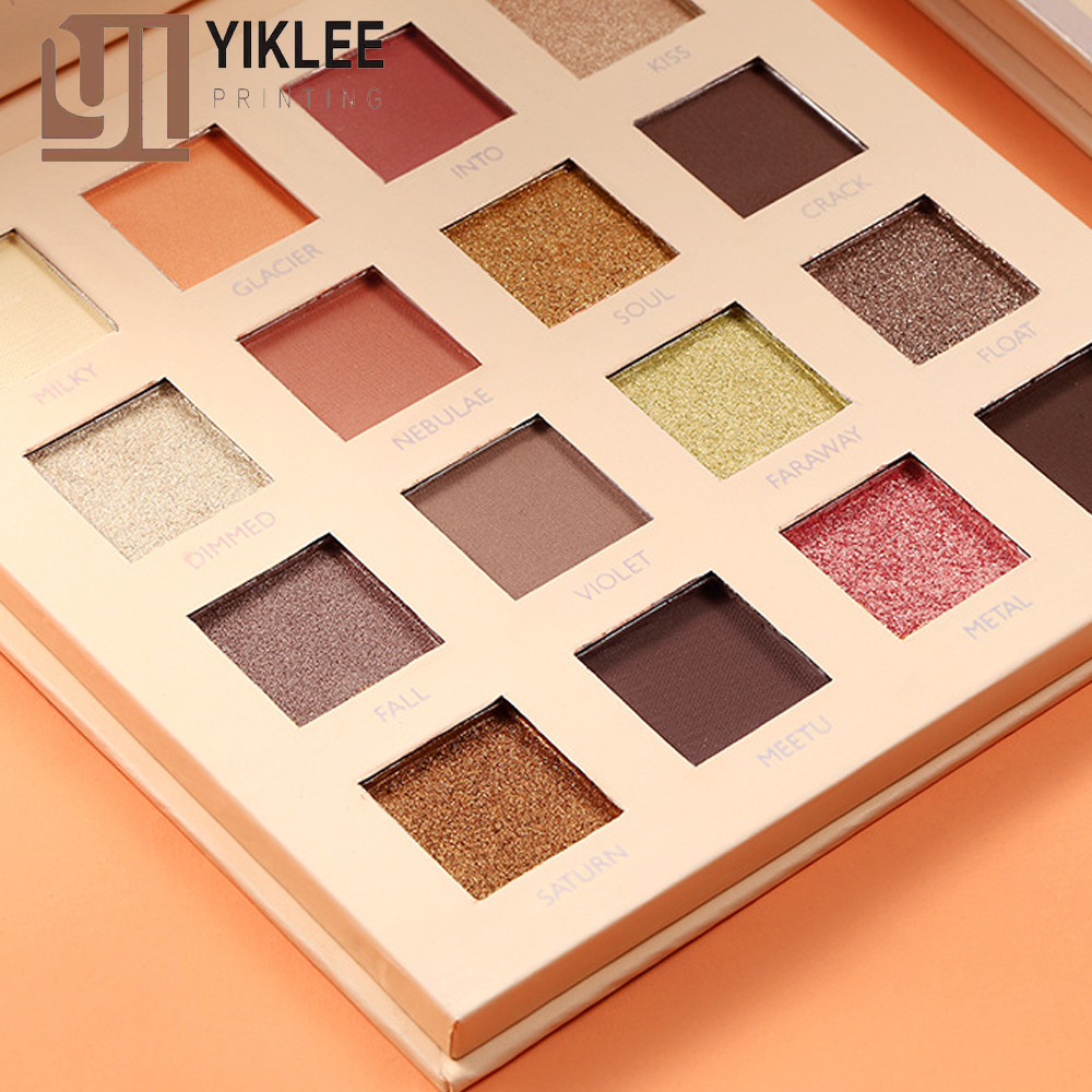 Magnetic Closure Eye Makeup Palette Empty Eyeshadow Pan Packaging Custom