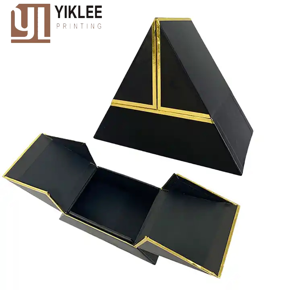 Custom Triangle Double Door Open Magnetic Paper Box