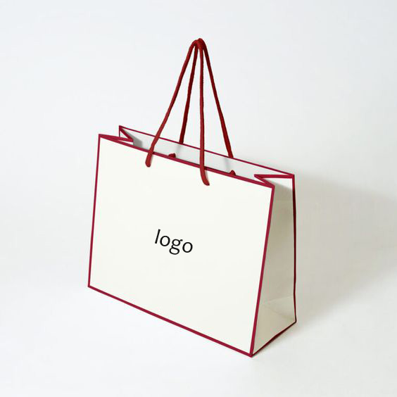 Christmas Custom Festive Red Paper Bag