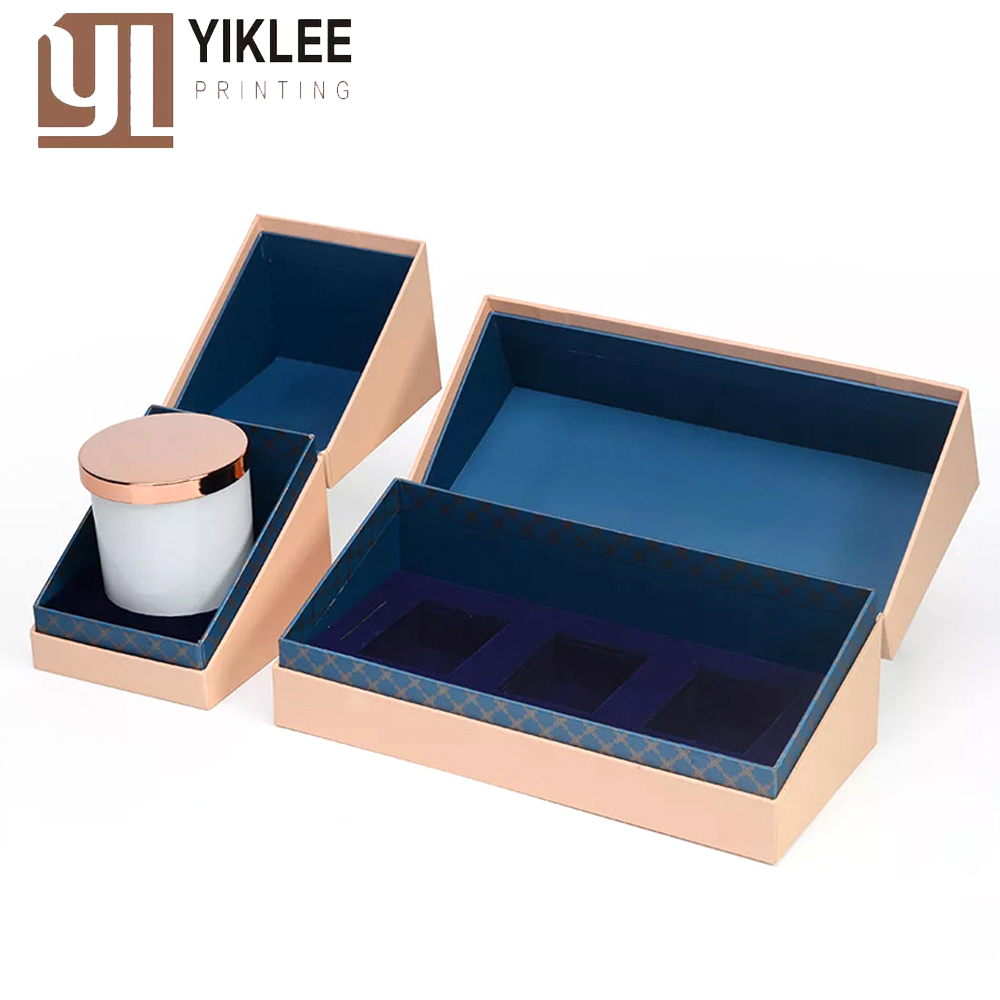 Magnetic Flap Candle Jar Packaging Paper Box Customized