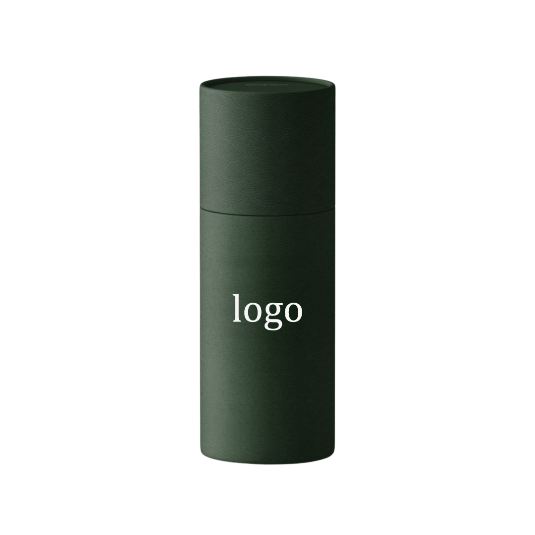 Luxury Customizable Eco-Friendly Round Tea Cylinder Box