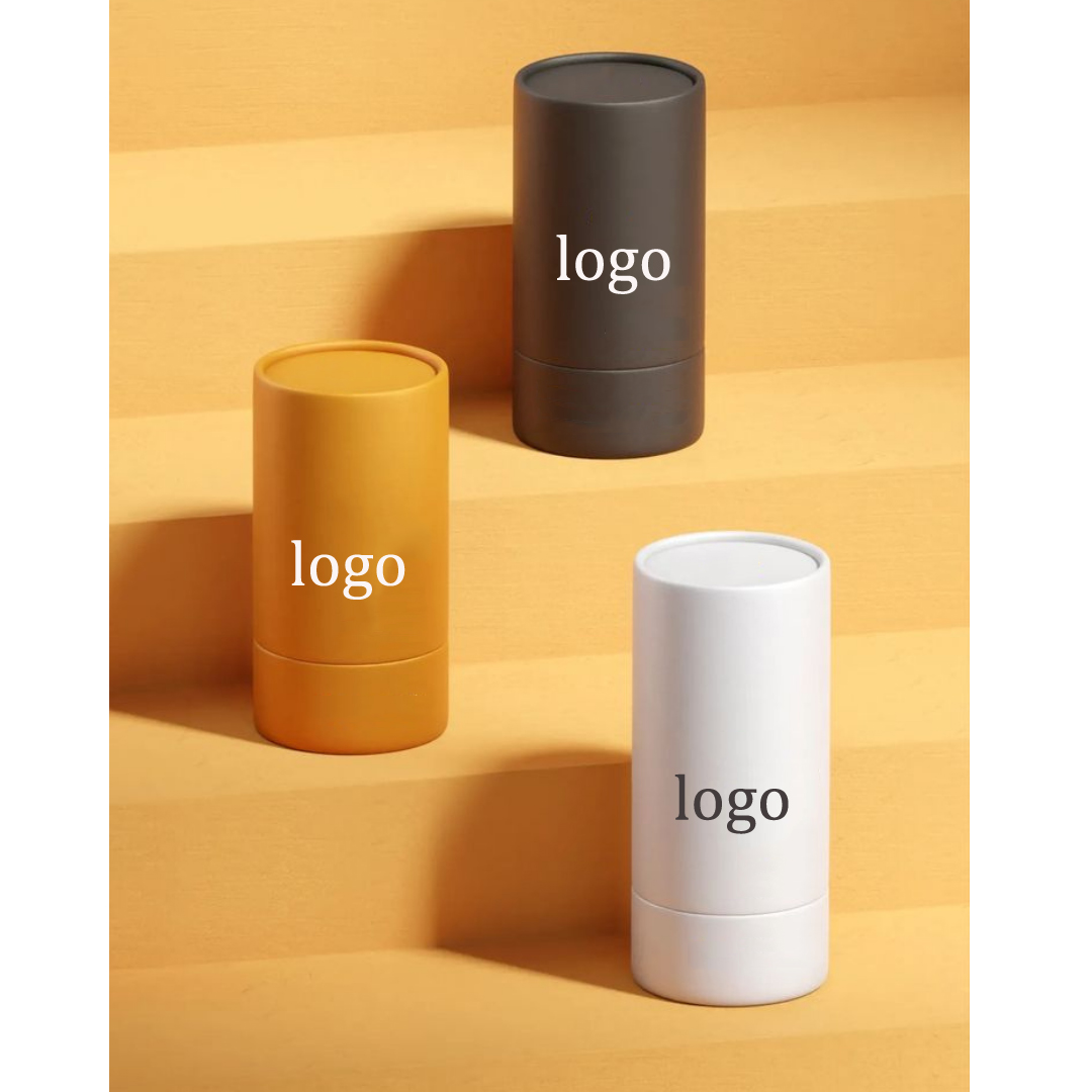 Reusable Kraft Paper Round Tea Box