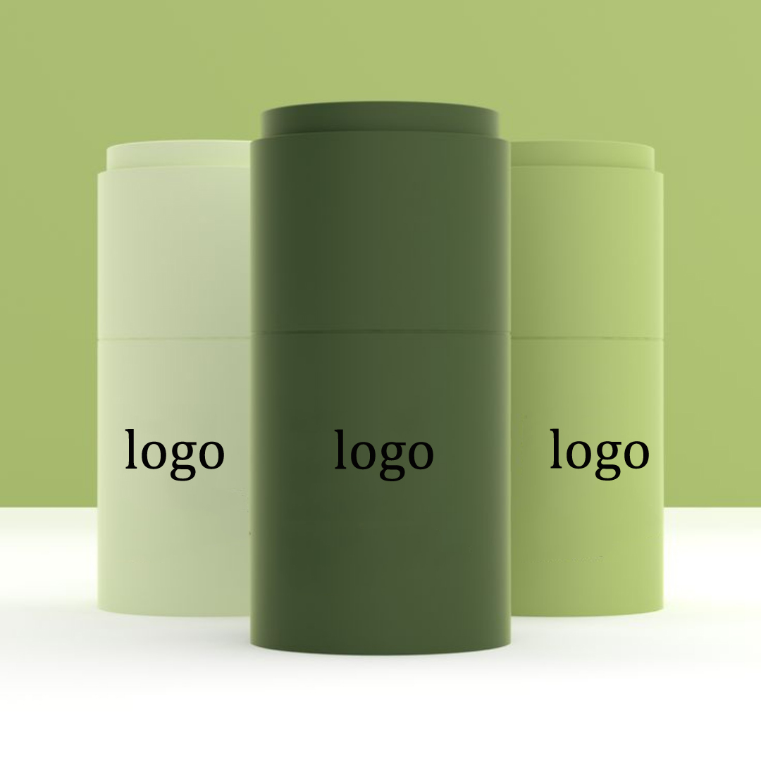 Reusable Kraft Paper Round Tea Box