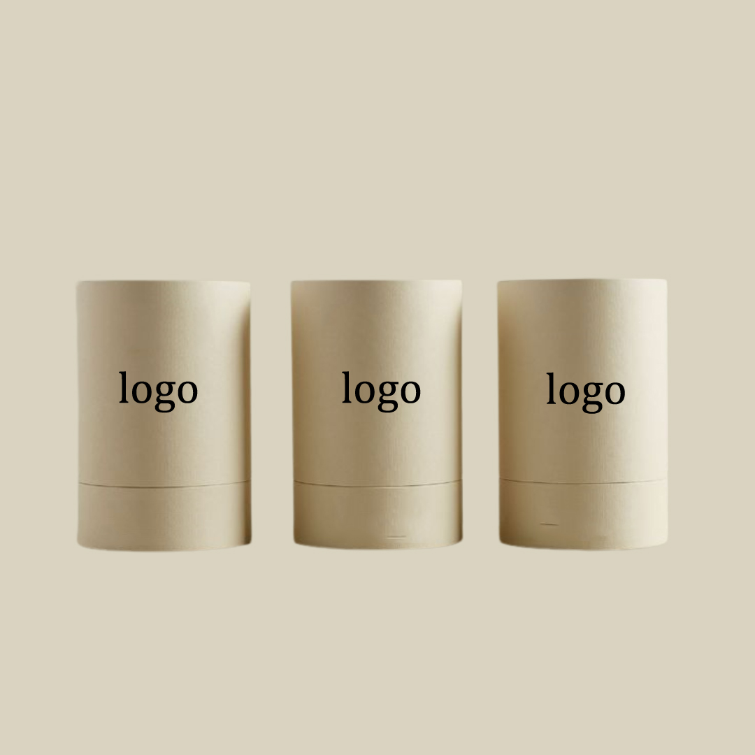 Reusable Kraft Paper Round Tea Box