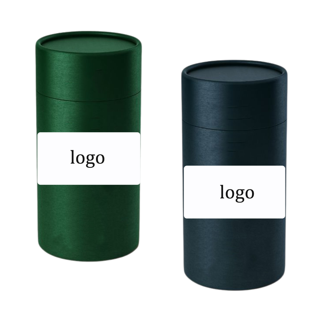 Reusable Kraft Paper Round Tea Box