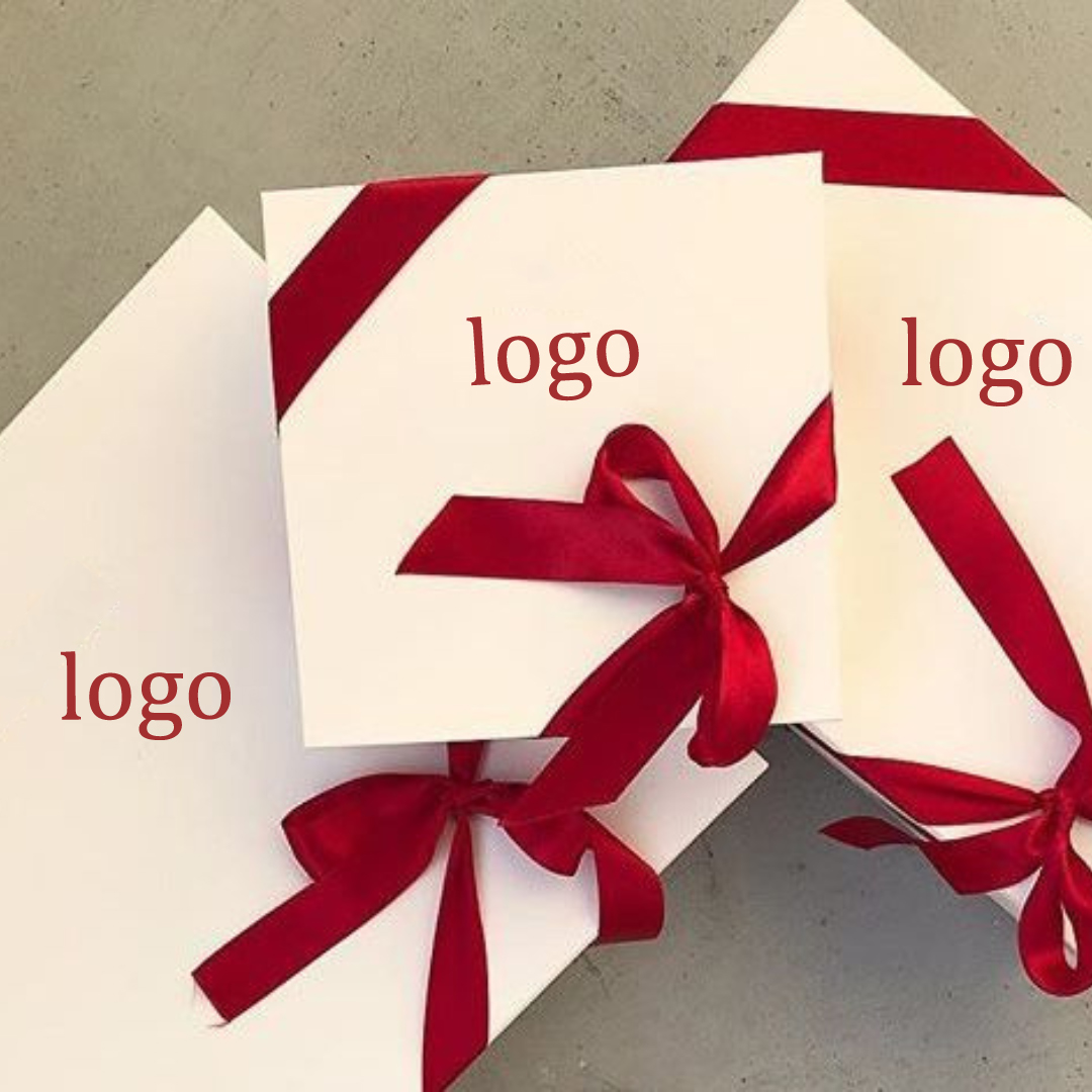 Luxury Custom Ribbon Rigid Paper Gift Box for Valentine's Day and Mother's Day