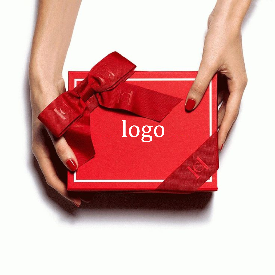 Luxury Custom Ribbon Rigid Paper Gift Box for Valentine's Day and Mother's Day