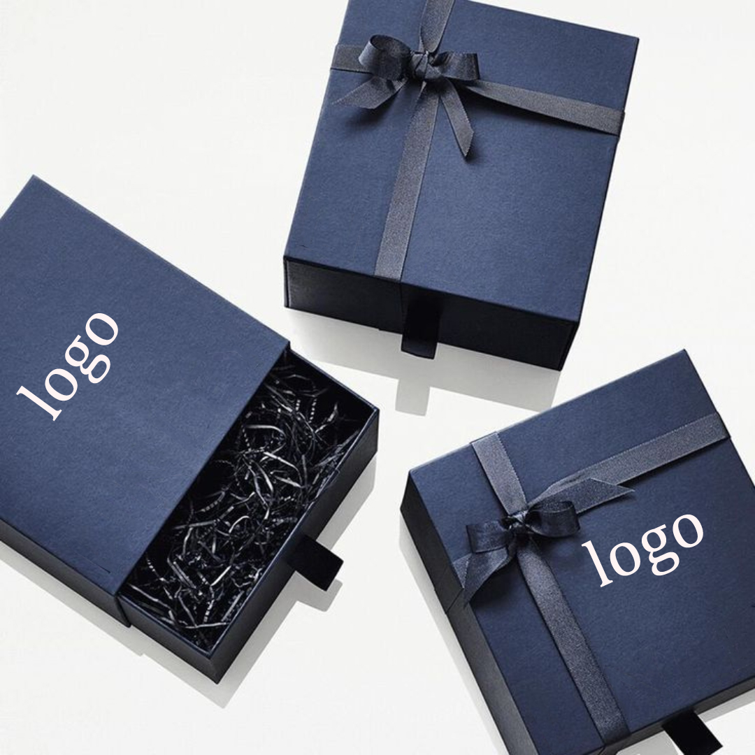 High-End Rigid Ribbon Gift Box Packaging