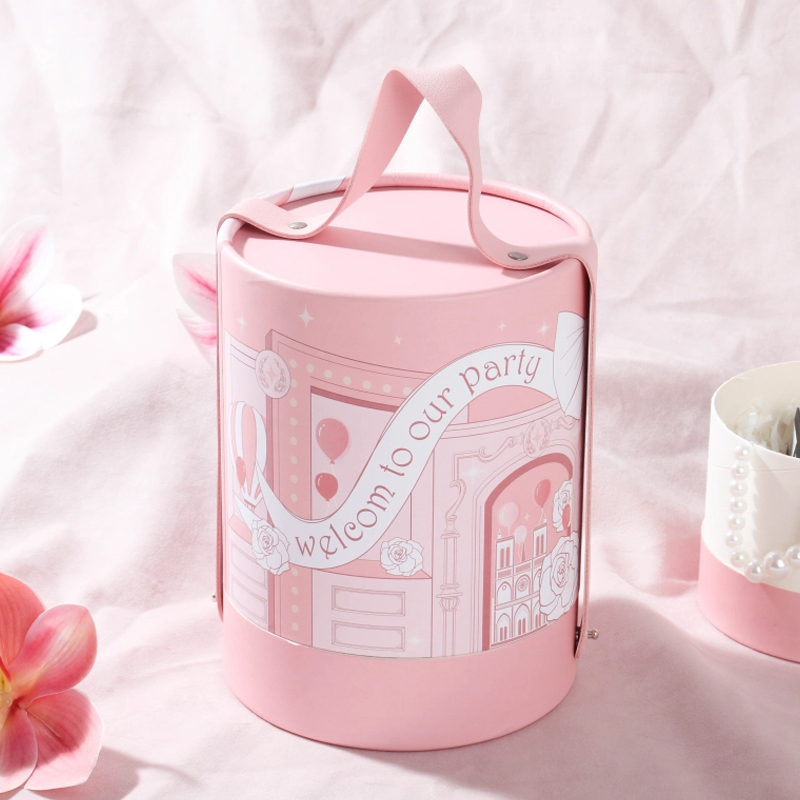 Fancy Round Favor Boxes for Perfume Packaging