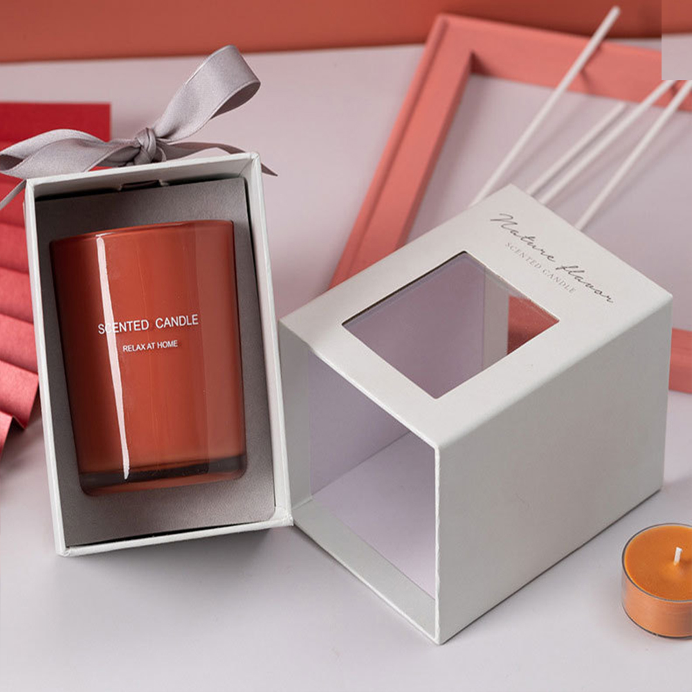 Eco-friendly Cardboard Square Candle Gift Box