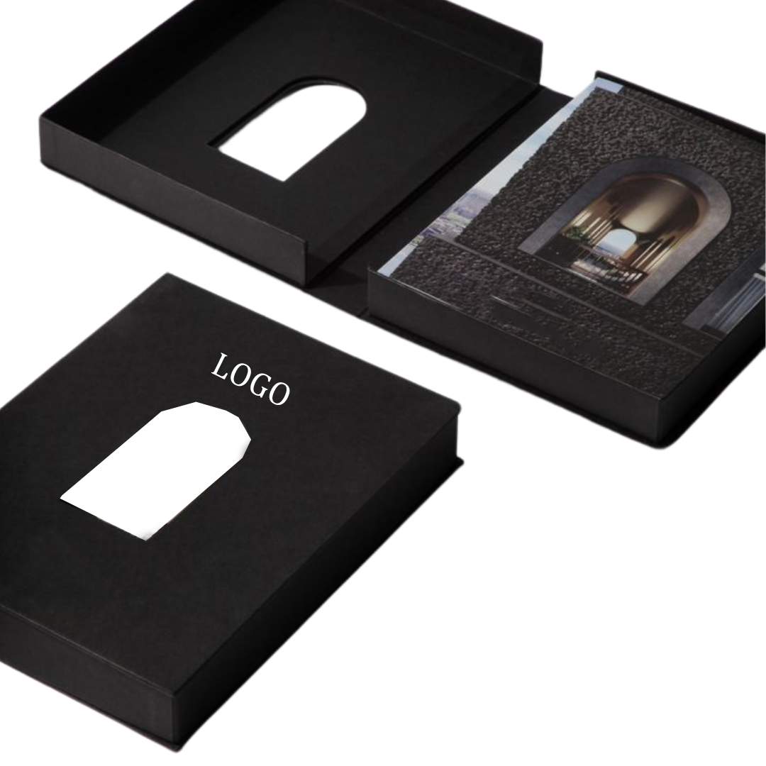 High-end Custom Logo Lid Perfume Box with Insert