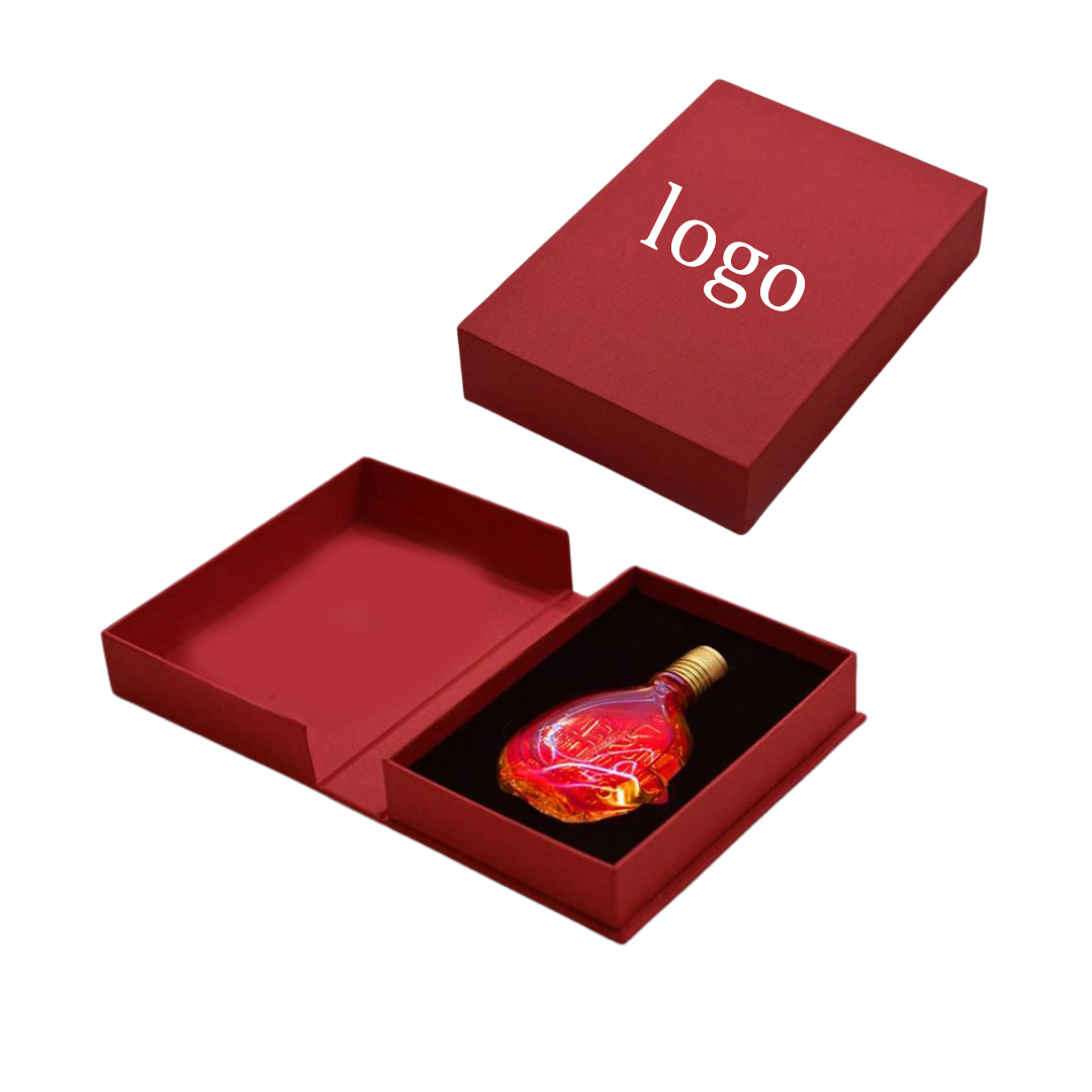 High-end Custom Logo Lid Perfume Box with Insert