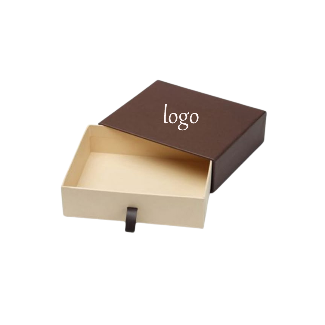 High-End Jewelry Drawer Box with Ribbon Handle