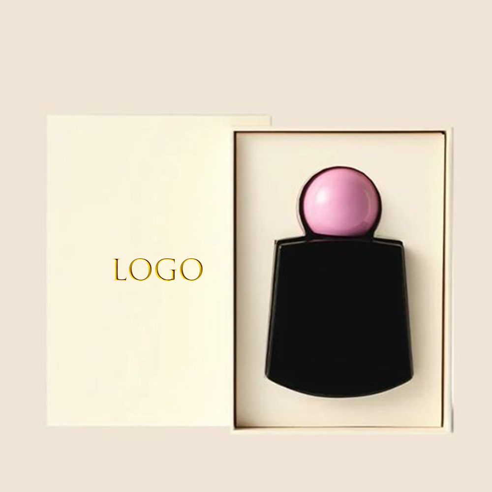 Square 30ml 50ml Perfume Gold Foil Drawer Gift Box with Insert