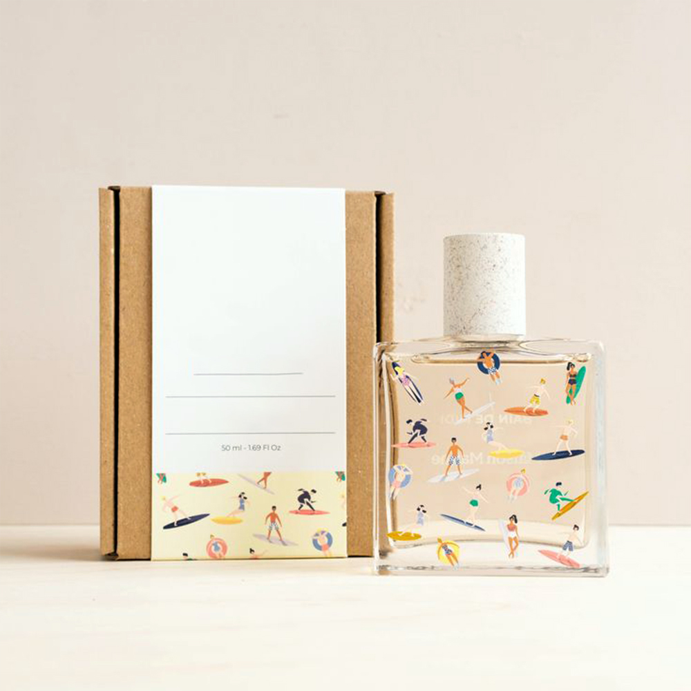 Eco-friendly Style Perfume Bottles Corrugated Folding Paper Box