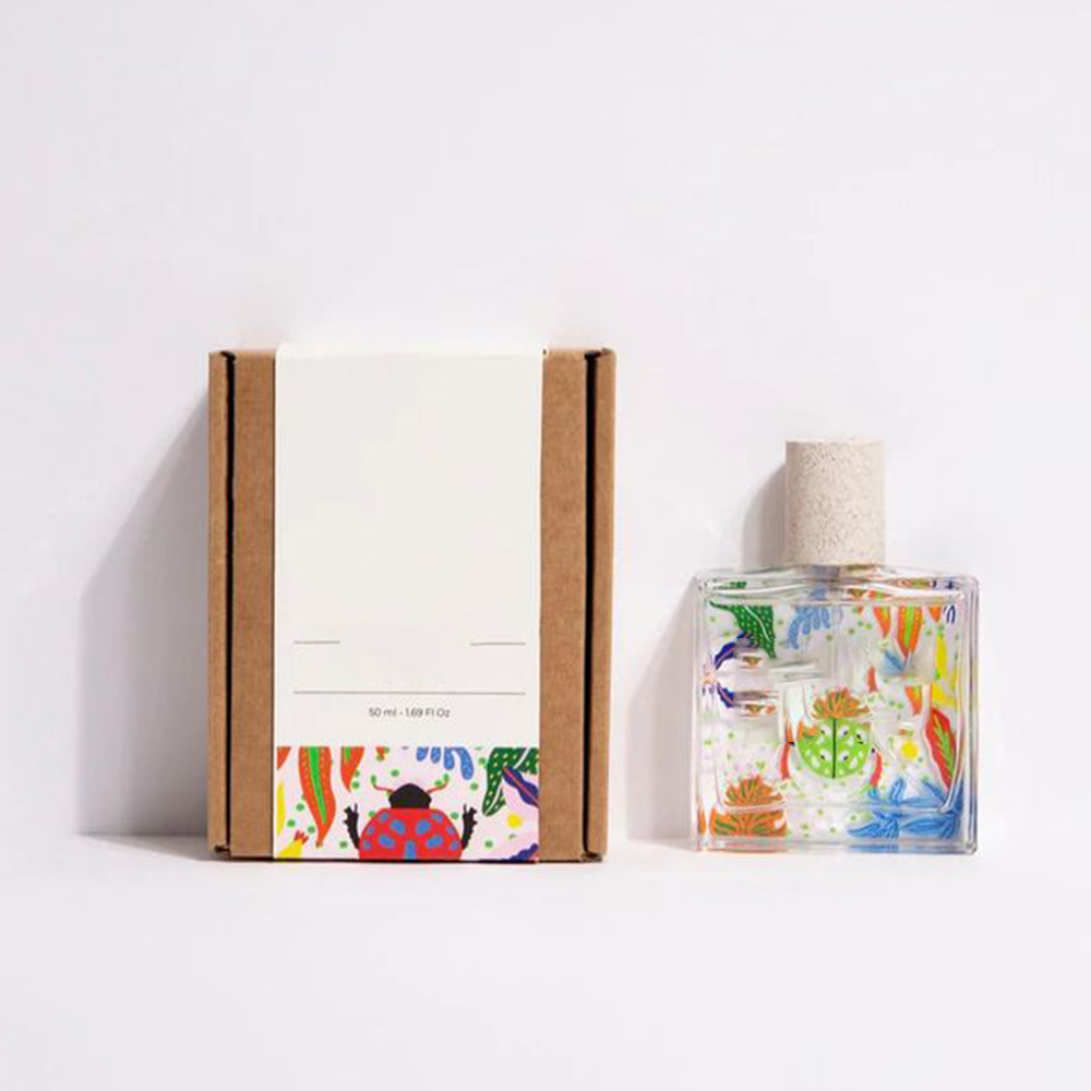 Eco-friendly Style Perfume Bottles Corrugated Folding Paper Box