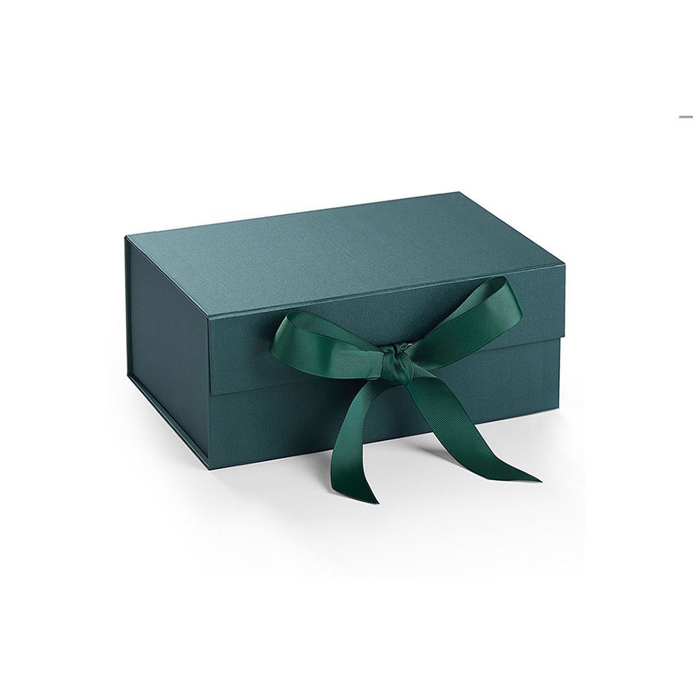 Elegant Magnetic Folding Ribbon Gift Boxes for Valentine's Day