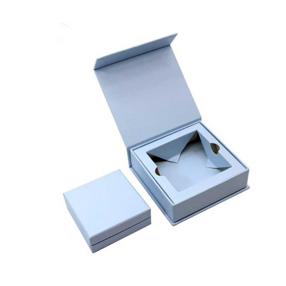 Custom Logo Mini Textured Jewelry Box for Travel