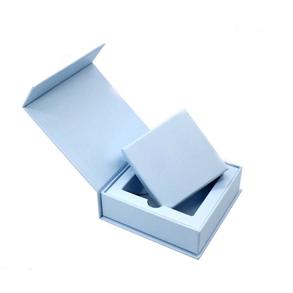 Custom Logo Mini Textured Jewelry Box for Travel