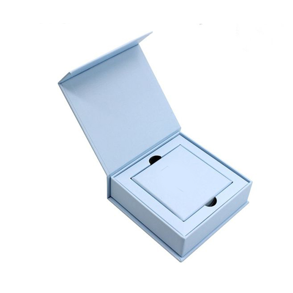 Custom Logo Mini Textured Jewelry Box for Travel