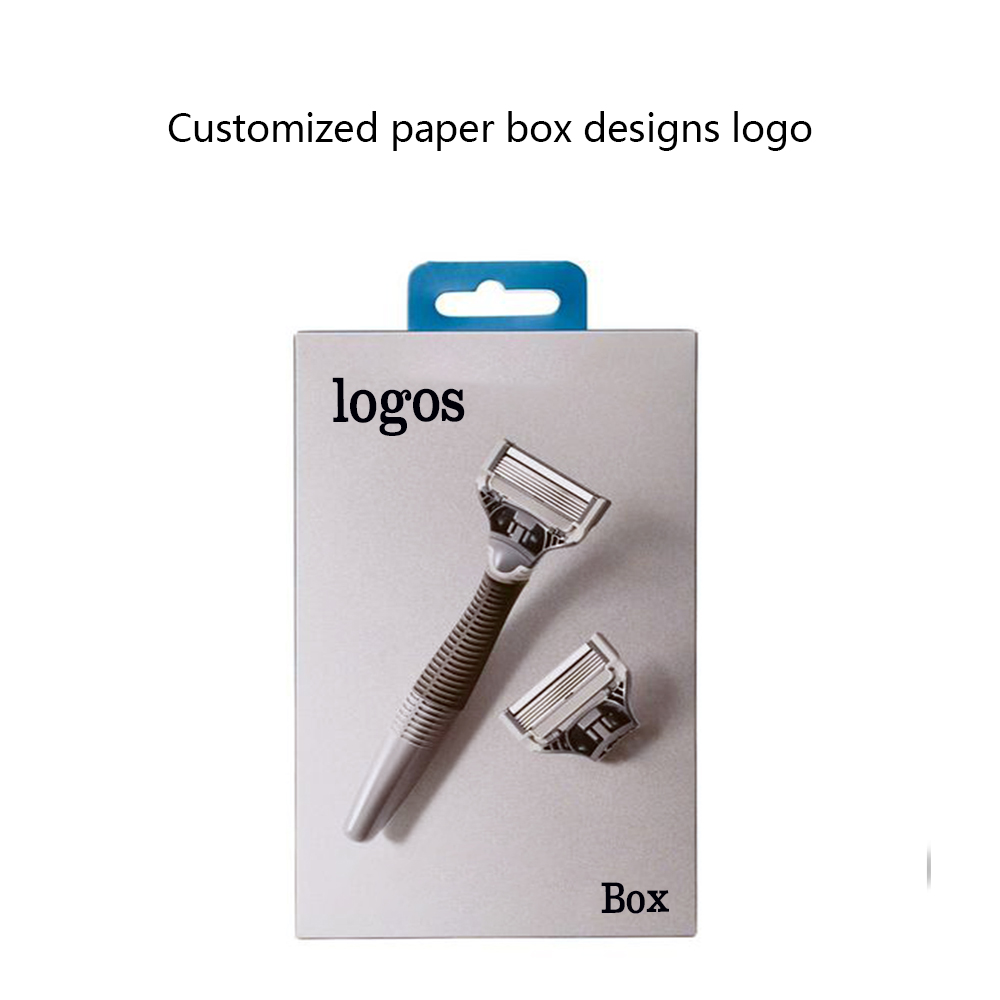 Customized Logo Recyclable Razor Blade Packaging Box