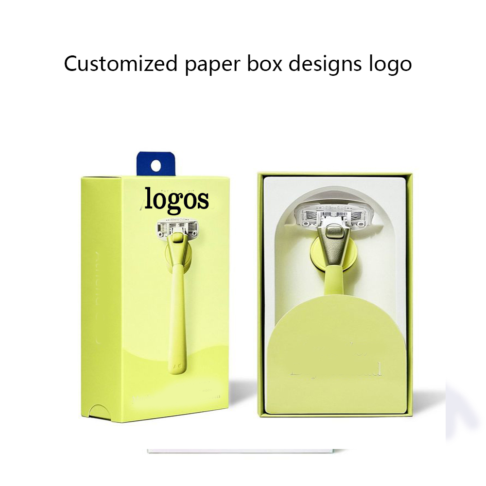 Customized Logo Recyclable Razor Blade Packaging Box