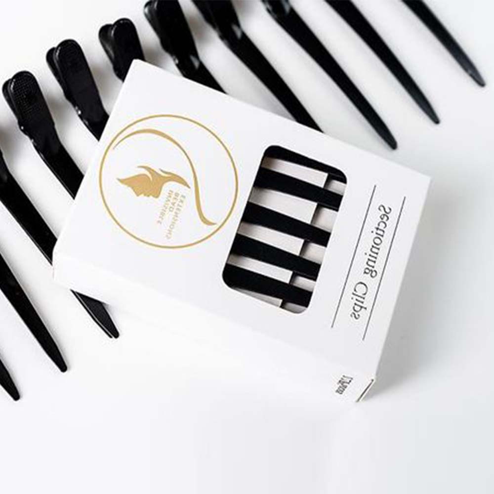 Mini French Custom Logo Hair Clip Set Paper Boxes