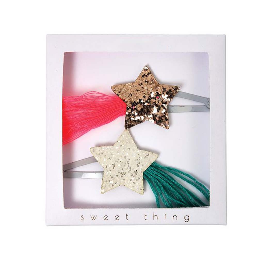Mini French Custom Logo Hair Clip Set Paper Boxes