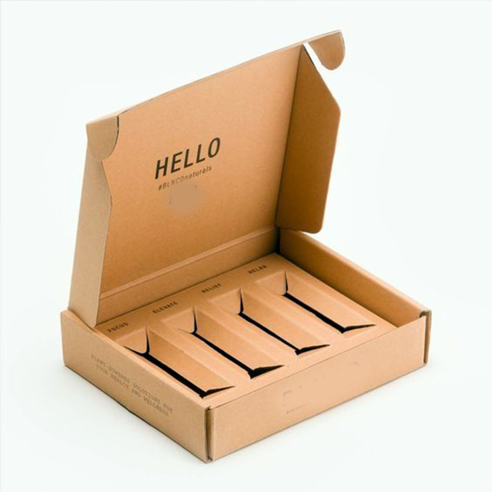 2ml 3ml 5ml 10ml Printed Kraft Perfume Sets Shipping Boxes