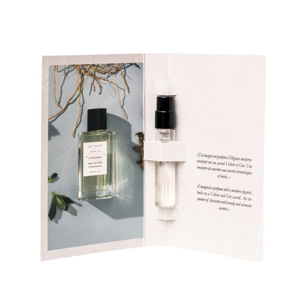 Best Selling 2ml 3 ml 5 ml Sizes Custom Perfume Sample Card