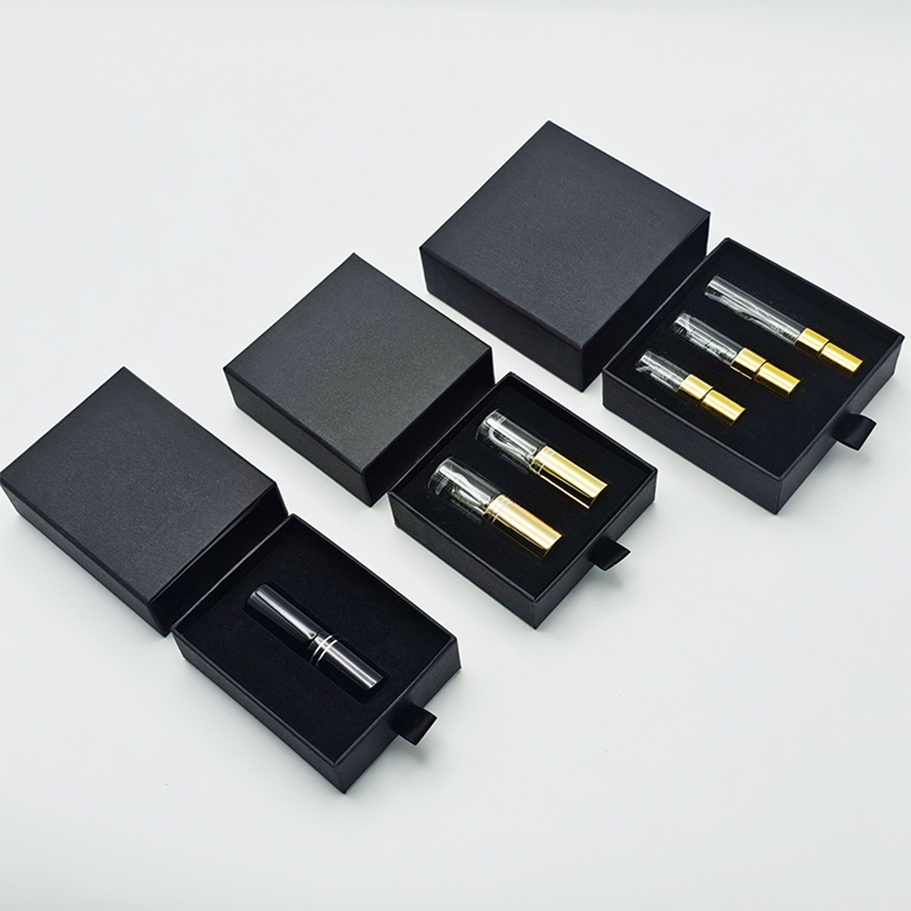 Custom Logo Mini Perfume Bottle Packaging Box – 2ml & 3ml Sample Gift Set