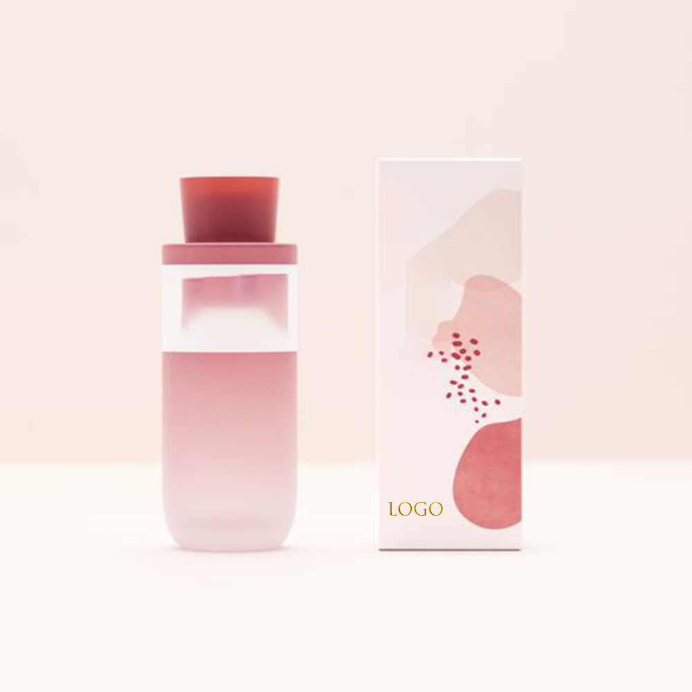 Mockup Service Customized Logo Body Lotion Bottle Packaging Box Shower Bottle Boxes