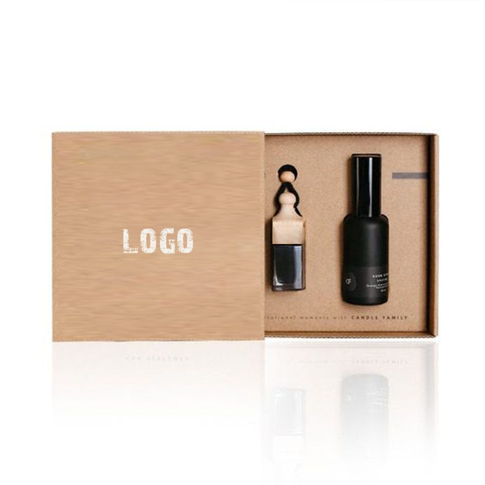 Custom Printing Luxury Essential Oil Cardboard Gift Boxes Parfum Bottle Packaging Lid Boxes For Fragrance Bottle