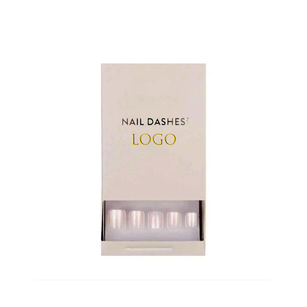 Customized Logo Printing Press On Nails Packaging False Nails Packaging Box For Artificial Nails