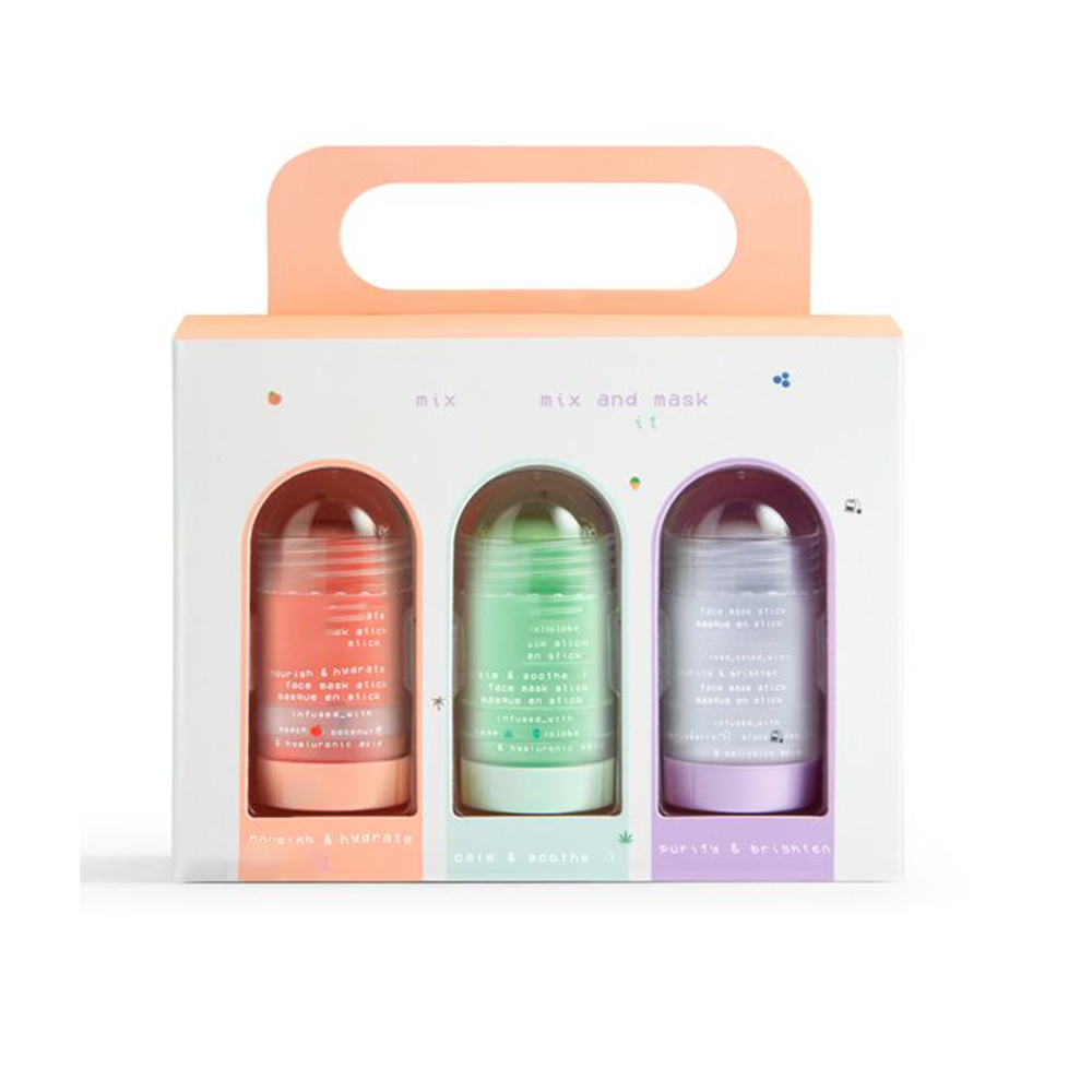 Customized Printing Skincare Set Box Facial Care Kit Package Beauty Care Set Packaging Box