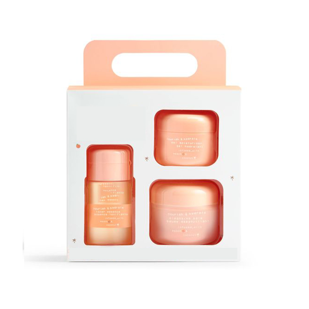 Customized Printing Skincare Set Box Facial Care Kit Package Beauty Care Set Packaging Box